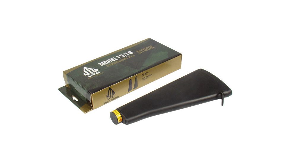 Leapers UTG Model 4/AR15 Complete A2 Fixed Stock Assembly, Black, RB-T469B