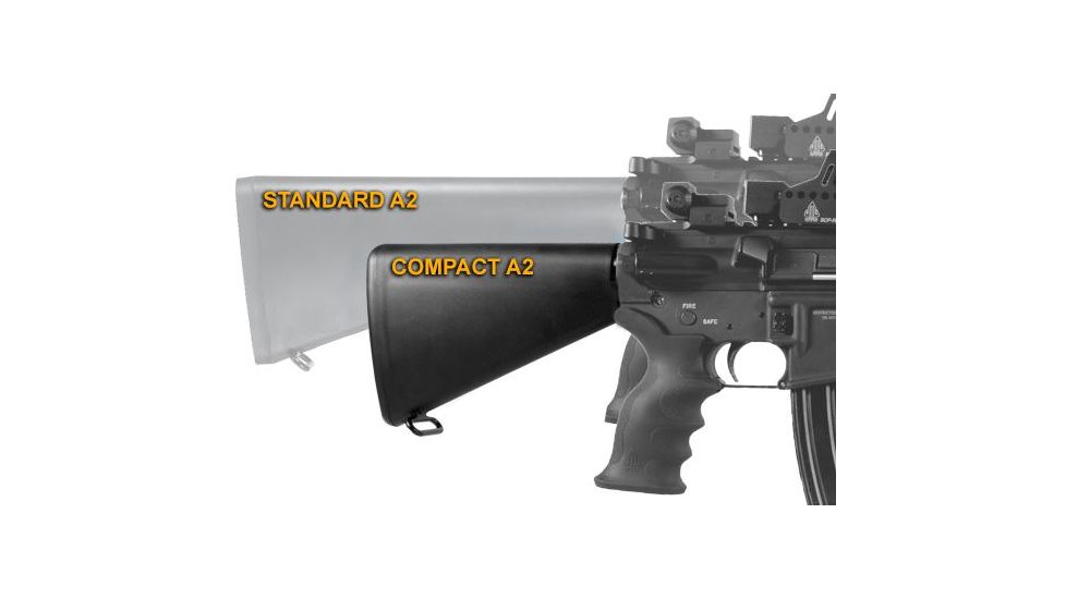 Leapers UTG Model 4 Compact Tactical Fixed Stock Assembly, Black, _x000D_ RB-T469SB