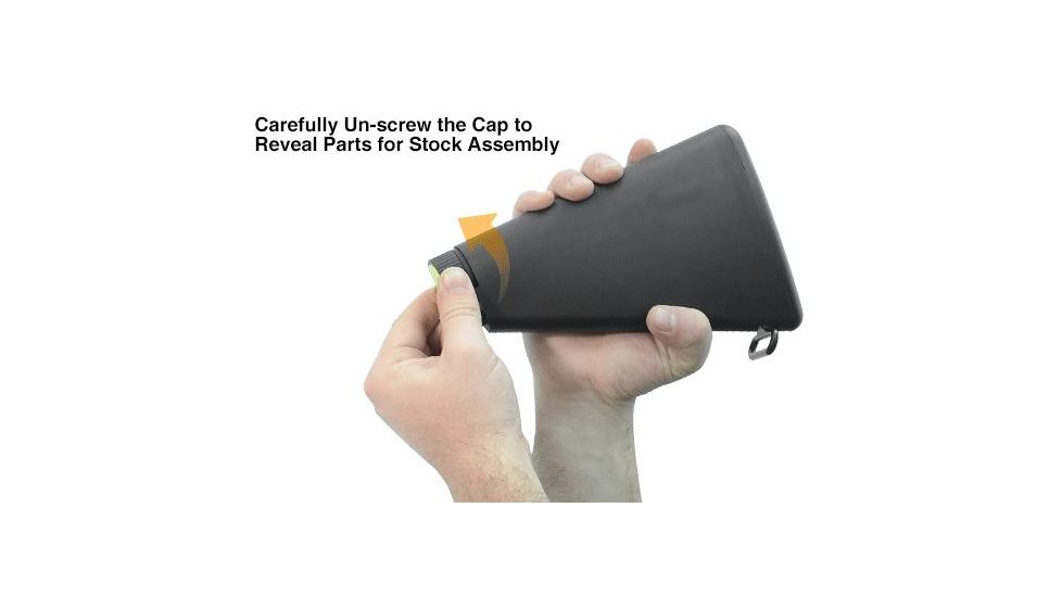 Leapers UTG Model 4 Compact Tactical Fixed Stock Assembly, Black, _x000D_ RB-T469SB