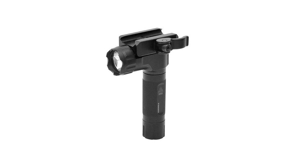 Leapers UTG New Gen Compact Grip Light with QD Mount, 400 Lumen, Black, MNT-EL223GPQ-A