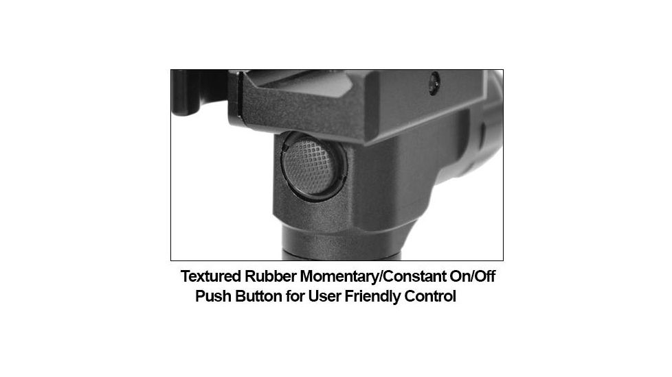 Leapers UTG New Gen Compact Grip Light with QD Mount, 400 Lumen, Black, MNT-EL223GPQ-A