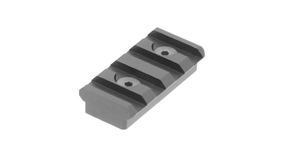 Leapers UTG PRO 1.57in 4-Slot Keymod Picatinny Rail Section, Black MTURS04S