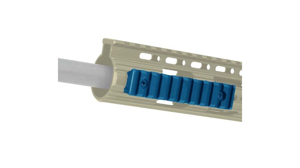 Leapers UTG PRO 10-Slot Super Slim Free Float Rail Section, Flat Dark Earth MTURS02MD