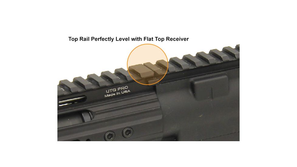 UTG PRO 13in. Super Slim Free Float Rail for M&amp;P10, MTU020SSC