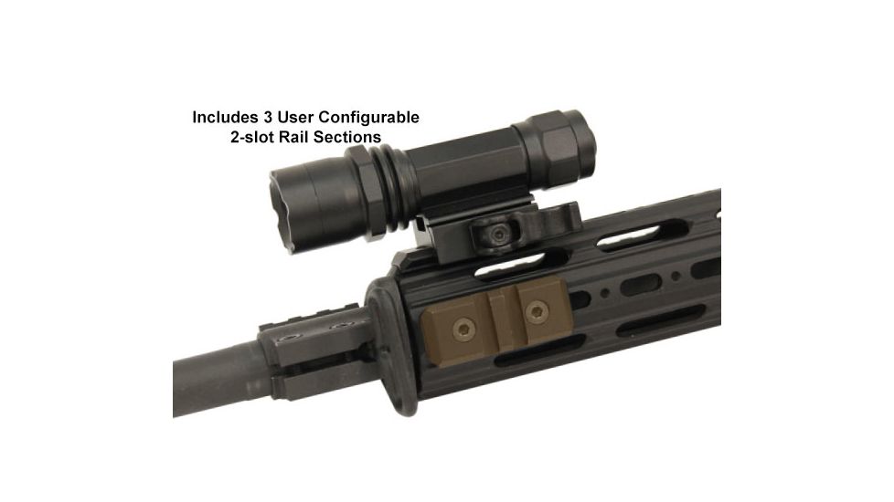 UTG PRO 13in. Super Slim Free Float Rail for M&amp;P10, MTU020SSC