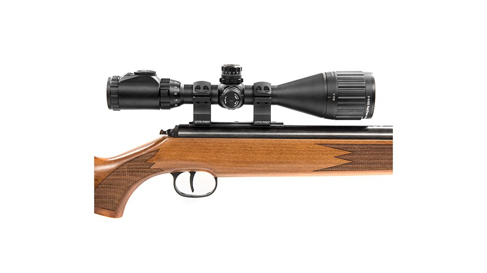 Leapers UTG PRO 1in/2PCs High Profile P.O.I Dovetail Rings, Black RDU012520