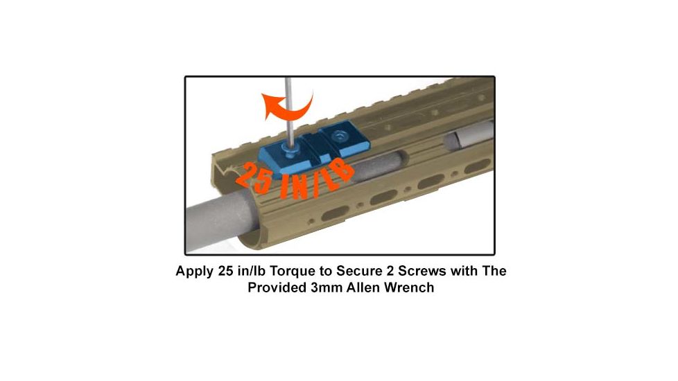 Leapers UTG PRO 2-Slot Super Slim Free Float Rail Section, Flat Dark Earth MTURS01SD