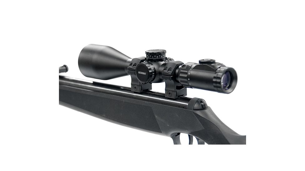 Leapers UTG PRO 30mm/2PCs High Profile P.O.I Dovetail Rings, Black RDU013022