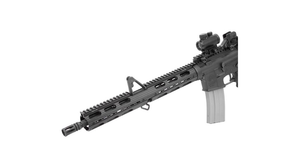 EDEMO UTG Pro AR15 15in Carbine Length SuperSlim Drop-in Handguard, Black, MTU015SS, EDEMO4