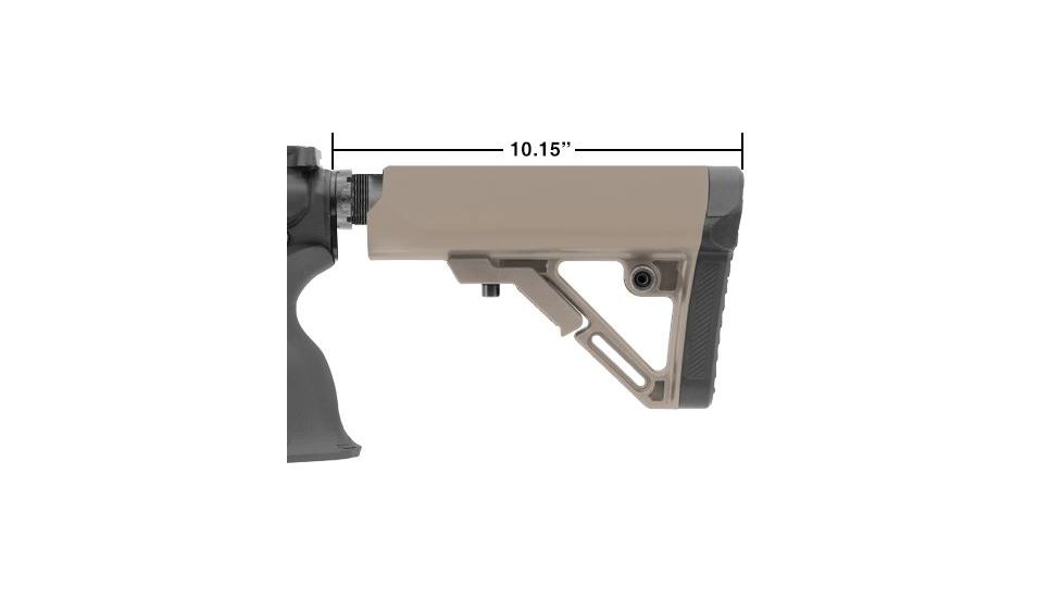 Leapers UTG PRO Model4 Combat OPs S1 Mil-spec Butt Stock Kit-FDE, _x000D_ RBUS1DM
