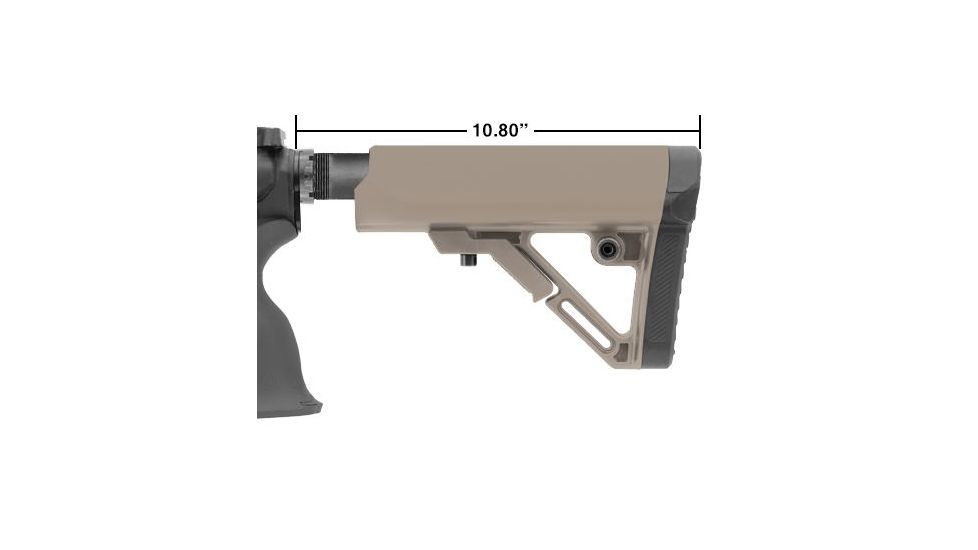 Leapers UTG PRO Model4 Combat OPs S1 Mil-spec Butt Stock Kit-FDE, _x000D_ RBUS1DM
