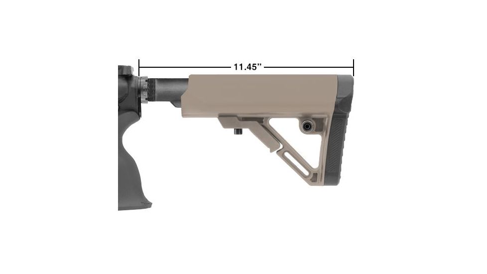 Leapers UTG PRO Model4 Combat OPs S1 Mil-spec Butt Stock Kit-FDE, _x000D_ RBUS1DM