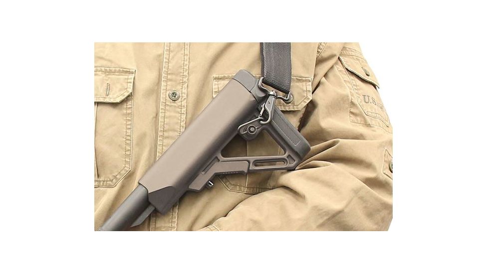 Leapers UTG PRO Model4 Combat Ops S1 Mil-Spec Butt Stock-FDE, _x000D_ RBUS1DMS