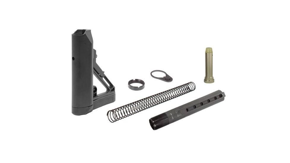 Leapers UTG PRO Model 4 Combat Ops S1 Mil-Spec Butt Stock Kit, Black RBUS1BM