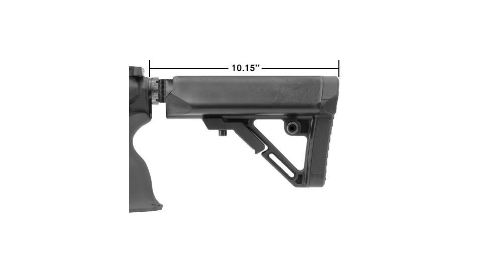 Leapers UTG PRO Model 4 Combat Ops S1 Mil-Spec Butt Stock Kit, Black RBUS1BM