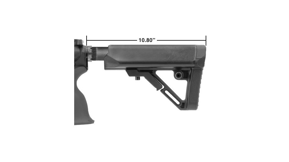 Leapers UTG PRO Model 4 Combat Ops S1 Mil-Spec Butt Stock Kit, Black RBUS1BM
