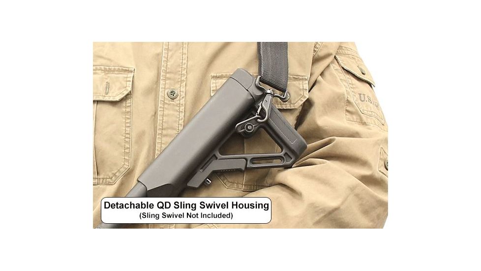 Leapers UTG PRO Model 4 Ops Ready S1 Commercial-spec Stock Kit, Black RBUS1BC