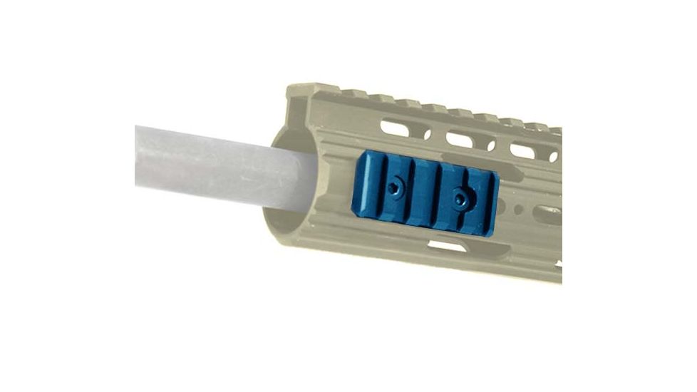 Leapers UTG PRO 5-Slot Super Slim Free Float Rail Section, Flat Dark Earth MTURS02SD