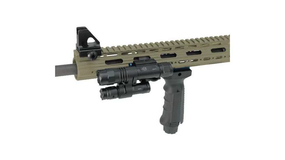 Leapers UTG PRO 5-Slot Super Slim Free Float Rail Section, Flat Dark Earth MTURS02SD