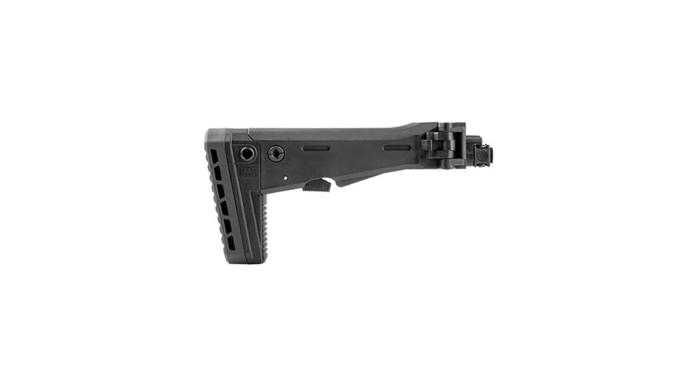 Leapers UTG PRO AK Side Folding Stock for Straight Tang QD Mounts, Black, RBU47FS01