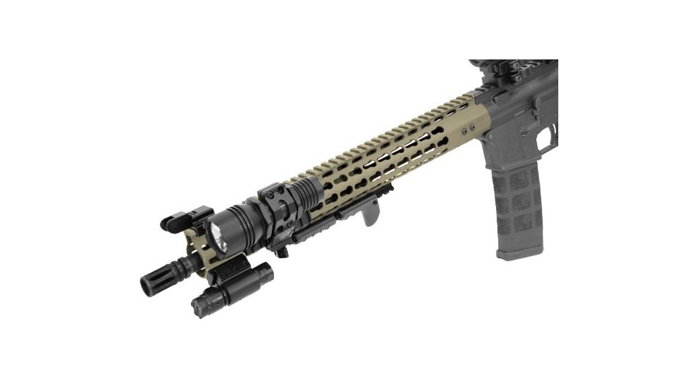 Leapers UTG PRO AR15 15in Keymod Free Float Handguard,FDE Cerakote, _x000D_ MTU019SSKD