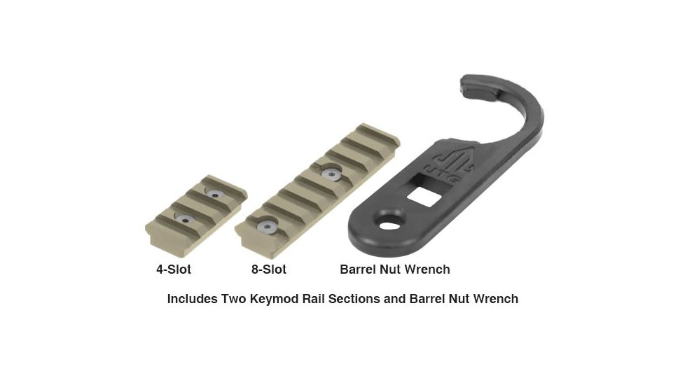 Leapers UTG PRO AR15 15in Keymod Free Float Handguard,FDE Cerakote, _x000D_ MTU019SSKD