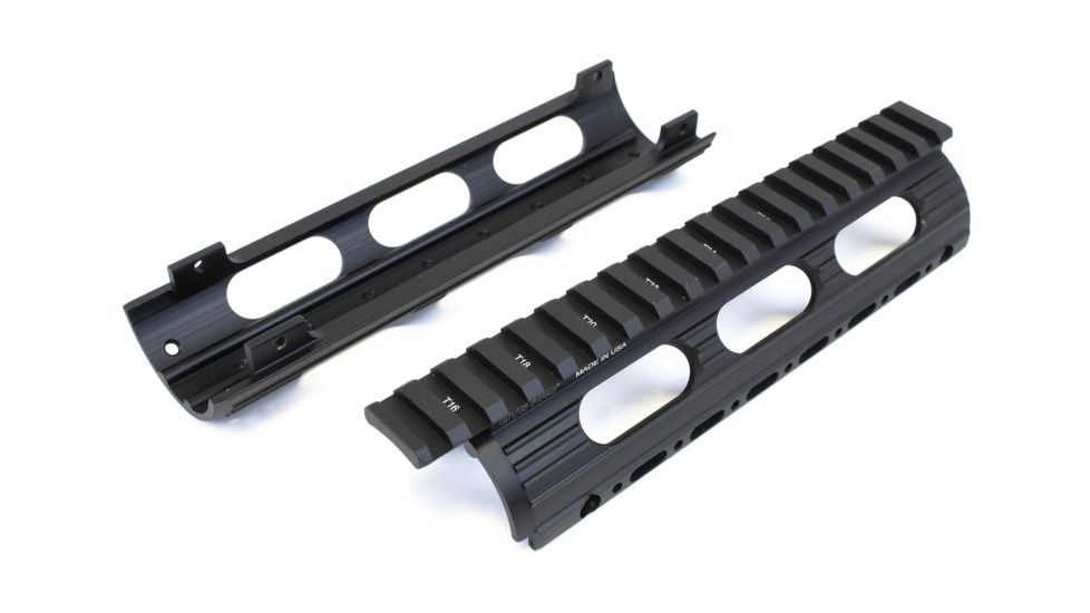 Leapers UTG PRO AR15 Car Length Super Slim Drop-in Handguard Rail Extended to Upper-Black, MTU001SS, EDEMO8