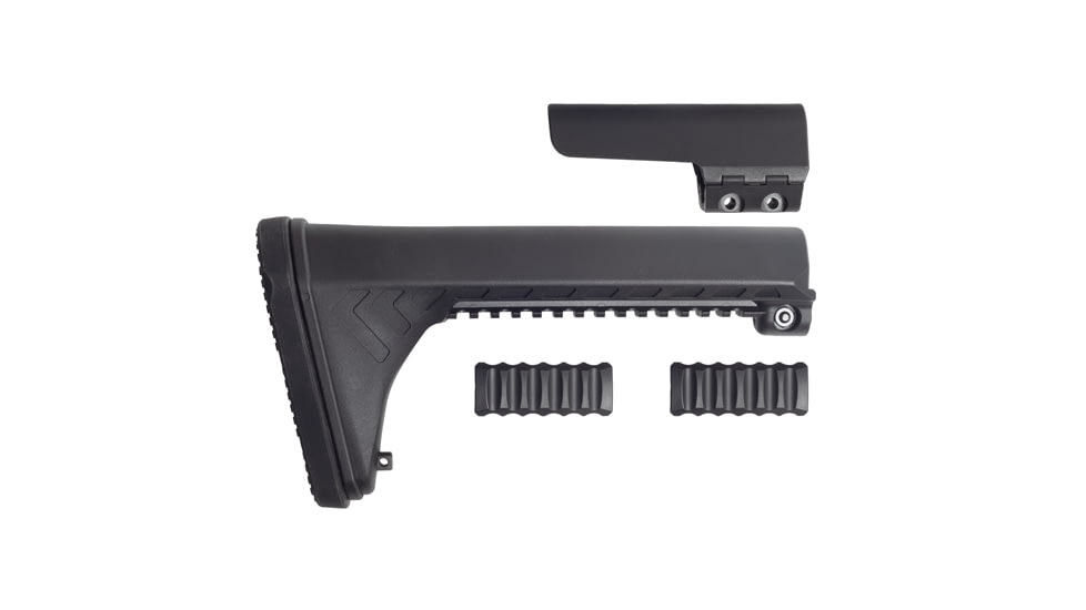 Leapers UTG Pro AR15 Ops Ready S5 Fixed Stock, Black, RBUS5BMS-A