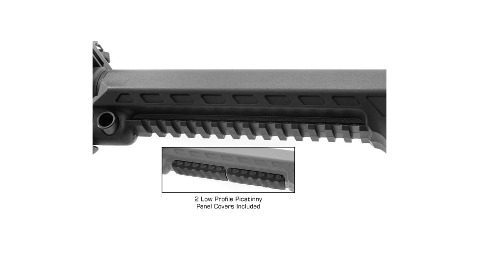 Leapers UTG Pro AR15 Ops Ready S5 Fixed Stock, Black, RBUS5BMS-A