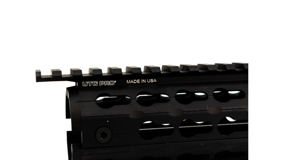 Leapers UTG PRO AR15 Super Slim Keymod 15 inch Drop-in Car. Length Rail, 15 inch, MTU015SSK