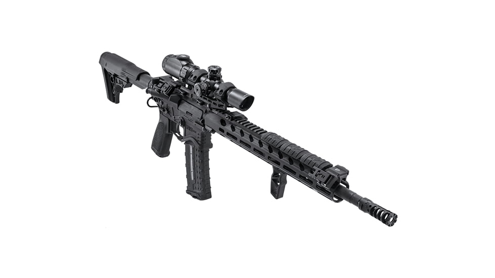 Leapers UTG PRO Arwen 14in M-LOK Free Float Handguard, Black, MTU046SEM