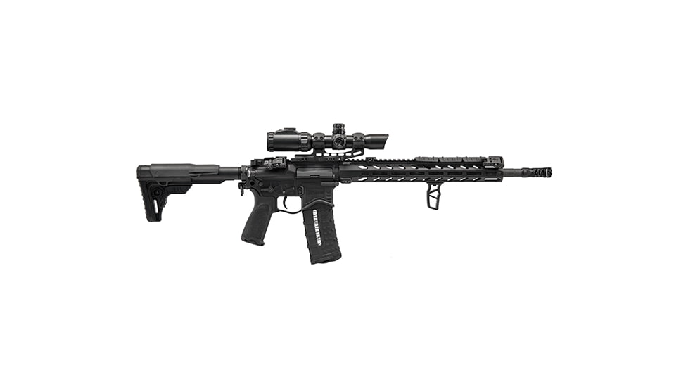 Leapers UTG PRO Arwen 14in M-LOK Free Float Handguard, Black, MTU046SEM