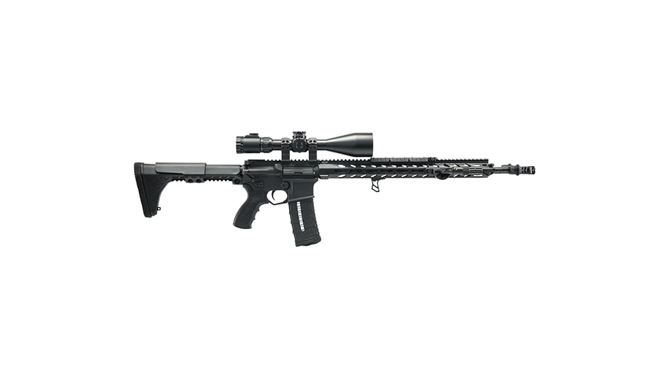 Leapers UTG PRO Arwen 17in M-LOK Free Float Handguard, Black, MTU048SEM