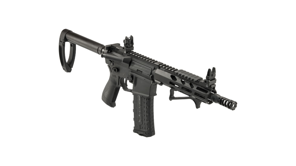 Leapers UTG PRO Arwen 7in M-LOK Free Float Handguard, Black, MTU044SEM