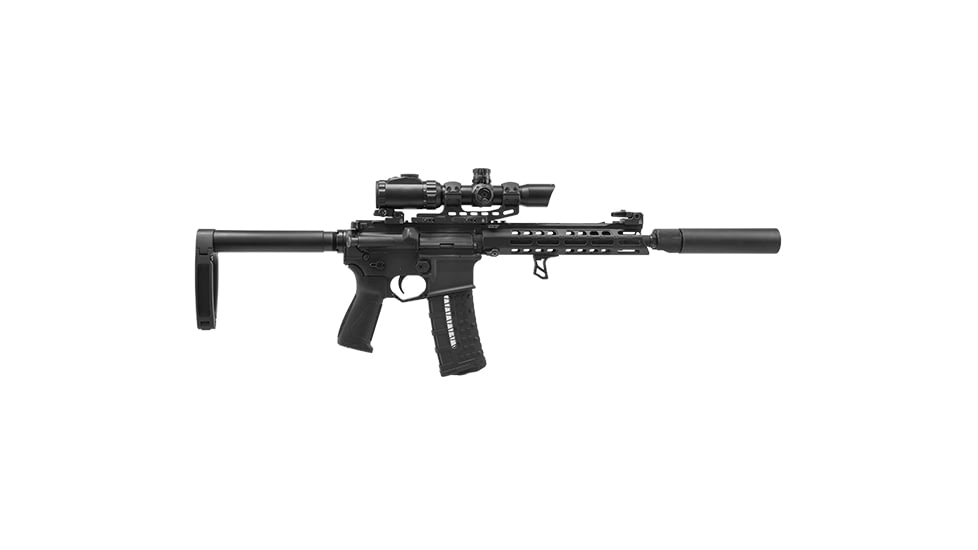 Leapers UTG PRO Forerunner 10in M-LOK Free Float Handguard, Black, MTU045SPM