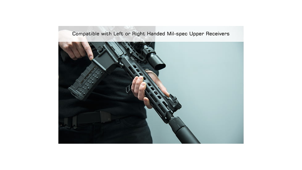 Leapers UTG PRO Forerunner 10in M-LOK Free Float Handguard, Black, MTU045SPM