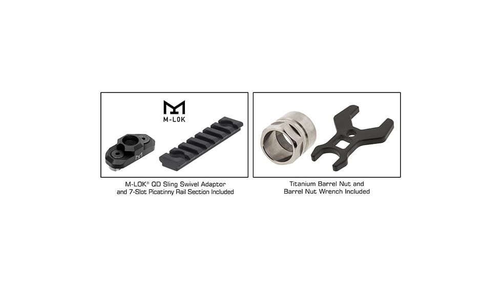 Leapers UTG PRO Forerunner 10in M-LOK Free Float Handguard, Black, MTU045SPM