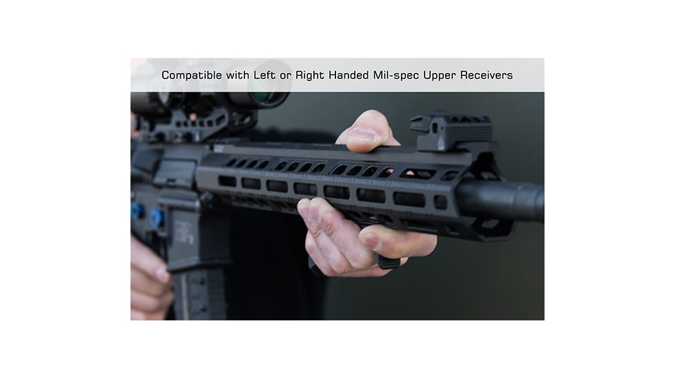 Leapers UTG PRO Forerunner 14in M-LOK Free Float Handguard, Black, MTU046SPM