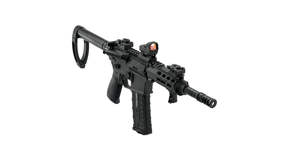 Leapers UTG PRO Forerunner 5in M-LOK Free Float handguard, Black, MTU049SPM