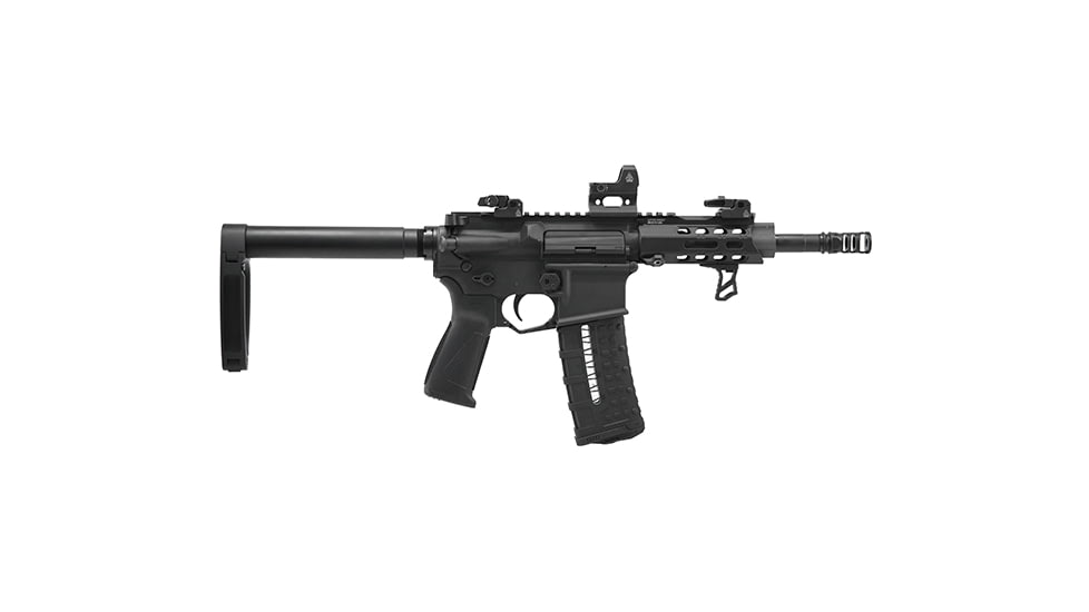 Leapers UTG PRO Forerunner 5in M-LOK Free Float handguard, Black, MTU049SPM