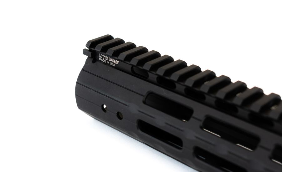 Leapers UTG PRO M-LOK M and P10 15in Super Slim Free Float Handguard, MTU026SSMC