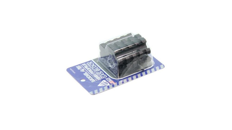 Leapers UTG PRO Model 4 High Pro Quad-rail Gas Block for .75in Barrel, Black, MTU012H4