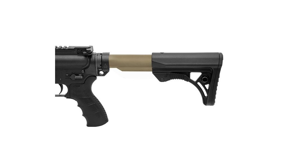 Leapers UTG PRO Mil-spec 6 Position Receiver Extension Tube Kit, Flat Dark Earth, TLU001D-KIT