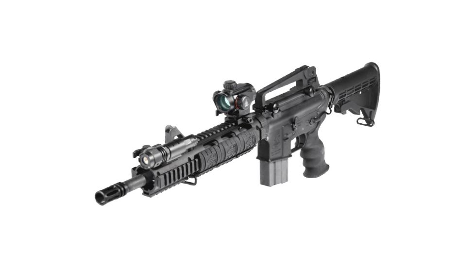 Leapers UTG PRO Model 4/AR15 Extended Car Length Drop-in Quad Rail, Front Extension, MTU015