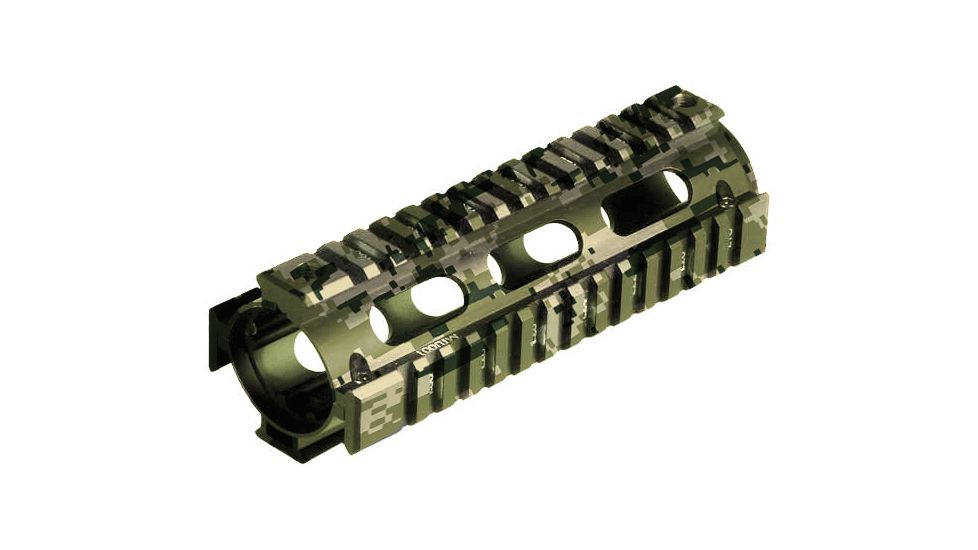 Leapers UTG Pro Model 4/15, Rifle Length Quad Rail System, ACU, Anodizing MTU001R