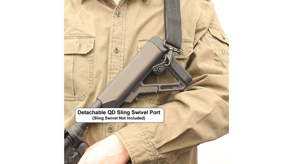 Leapers UTG PRO Model 4 Ops Ready S1 Commercial-Spec Stock Kit, Flat Dark Earth, RBUS1DC
