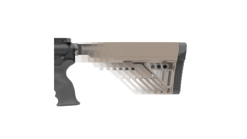 Leapers UTG PRO Model 4 Ops Ready S1 Commercial-Spec Stock Kit, Flat Dark Earth, RBUS1DC