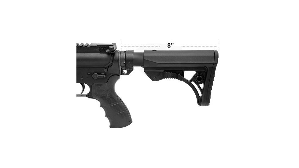 Leapers UTG PRO Model 4 Ops Ready S3 Commercial-spec Stock Kit,Black RBUS3BC