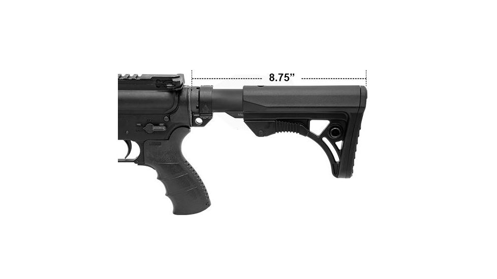 Leapers UTG PRO Model 4 Ops Ready S3 Commercial-spec Stock Kit,Black RBUS3BC