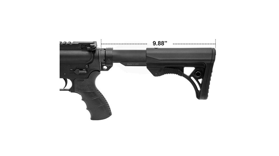 Leapers UTG PRO Model 4 Ops Ready S3 Commercial-spec Stock Kit,Black RBUS3BC